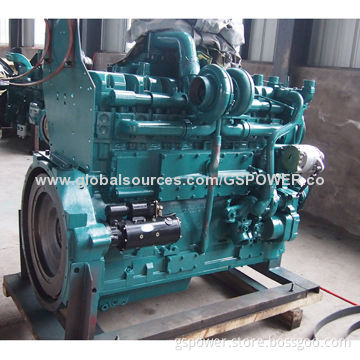 24V electric motor starters, in-line,6 cylinders, turbocharged, marine engines for Genset